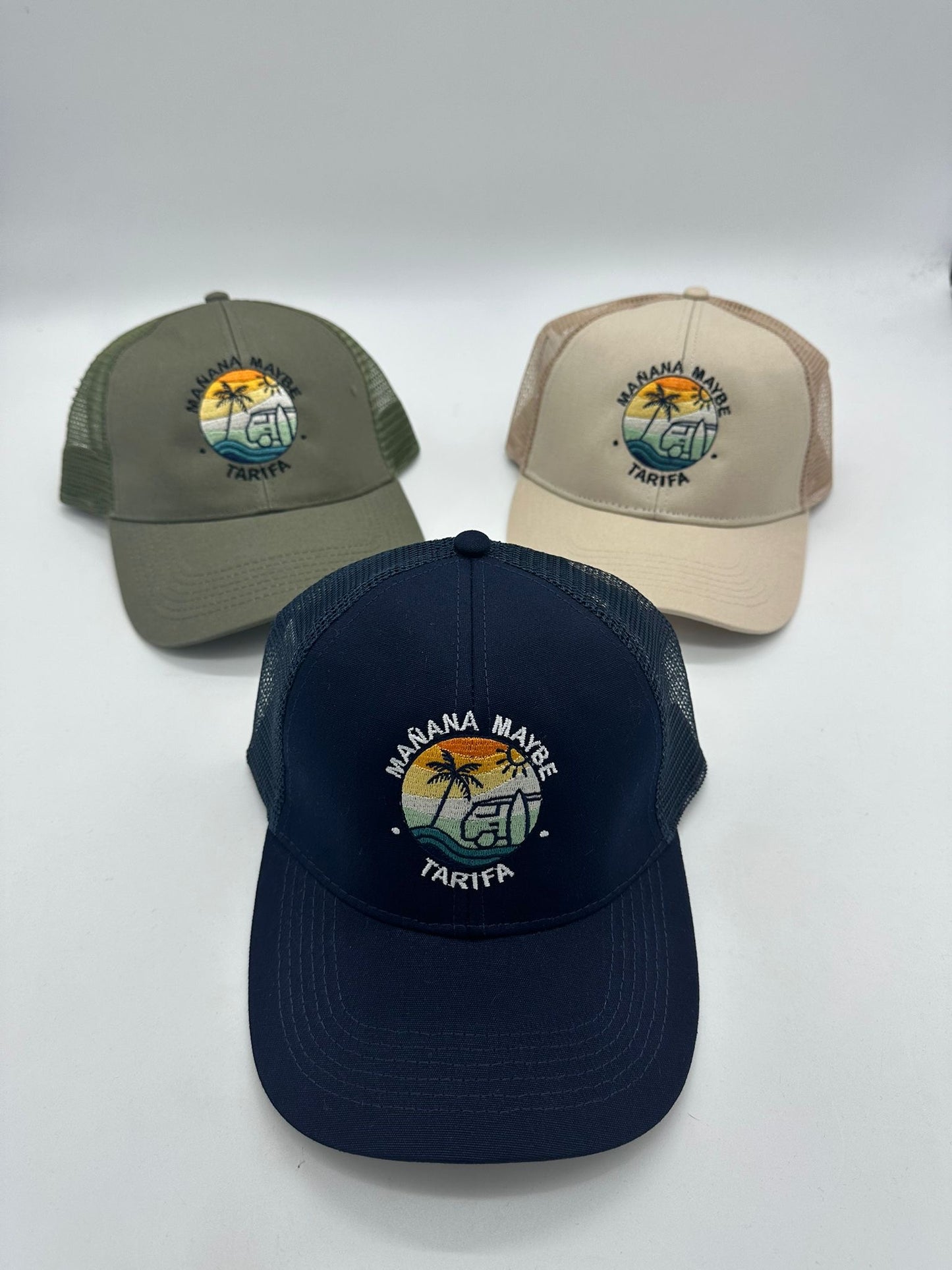 Casquette de camionneur en coton biologique avec logo brodé