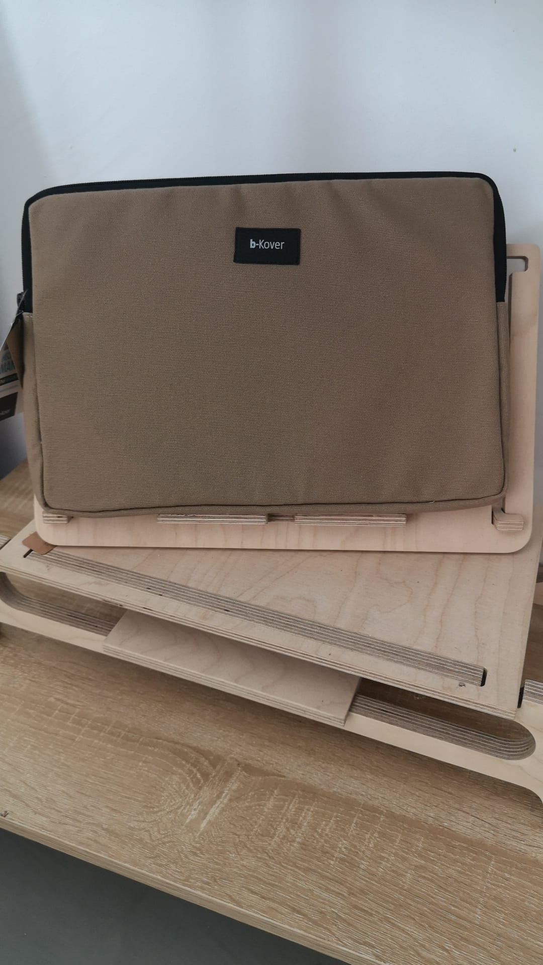 Brown Computer Sleeve 13" b-Kover Recycled Cotton