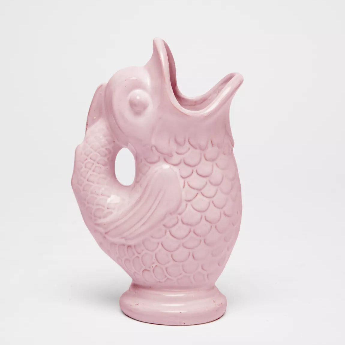 Ceramic Pink Fish Shaped Water Jar