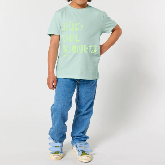 Hijo del Viento Organic Turquoise T-shirt