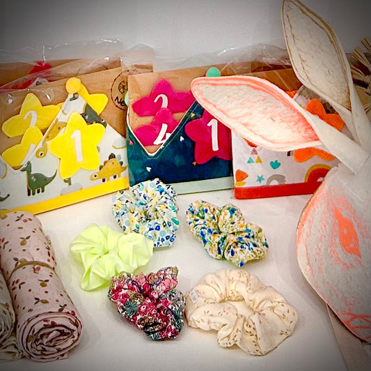 Colorful Hair Scrunchies