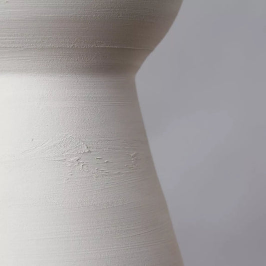 La Nava Handmade Ceramic Vase Details Natural