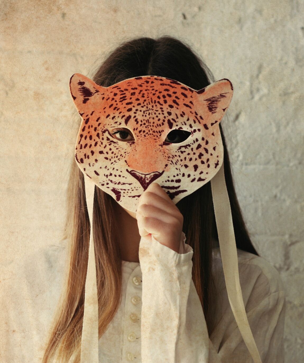 MASQUE DE COSTUME D'ANIMAL EN TISSU