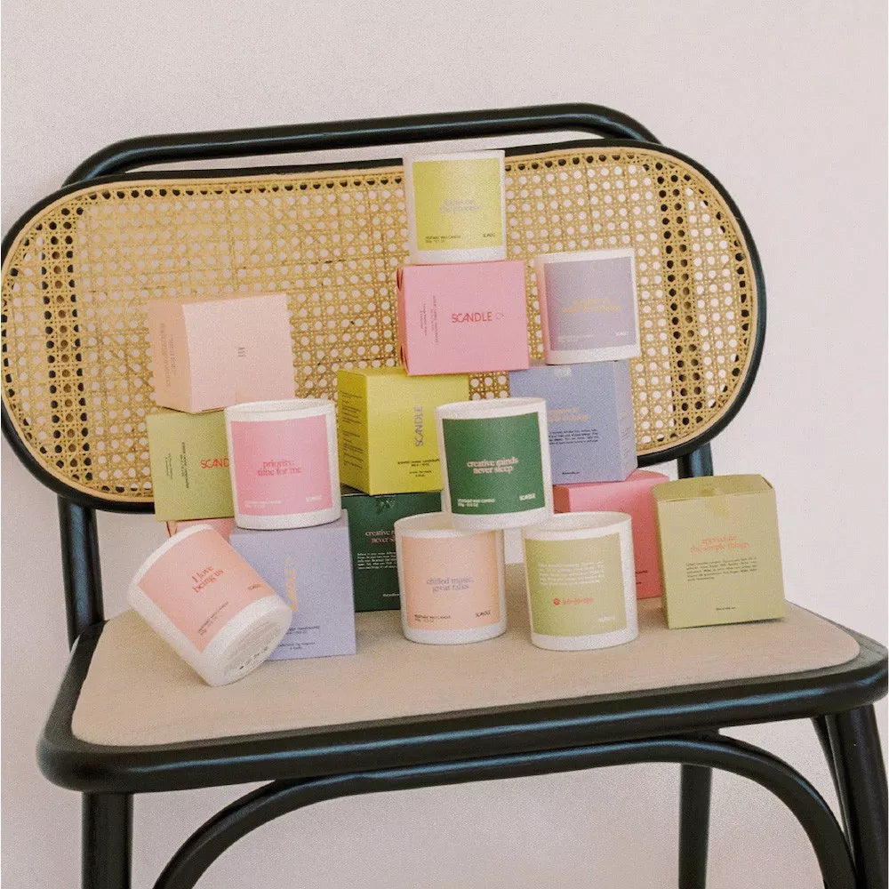 Scandle Candles Colorful Panel