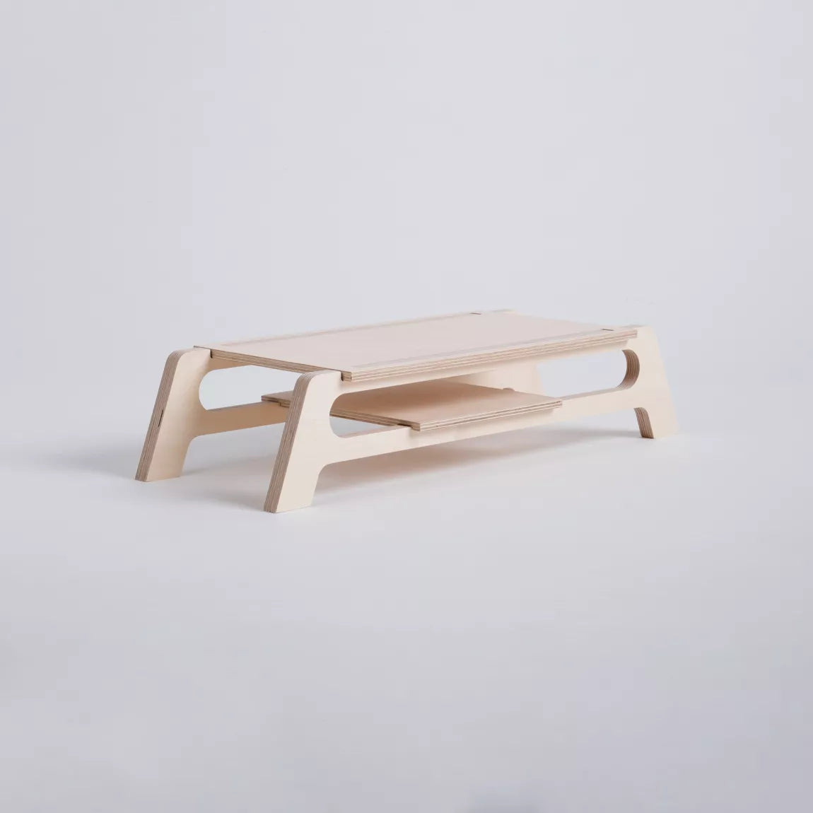 Wooden Computer Support Debosc Side View