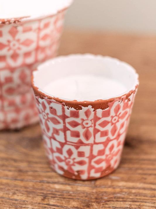 VELA CERÁMICA MOSAICA 10X10CM