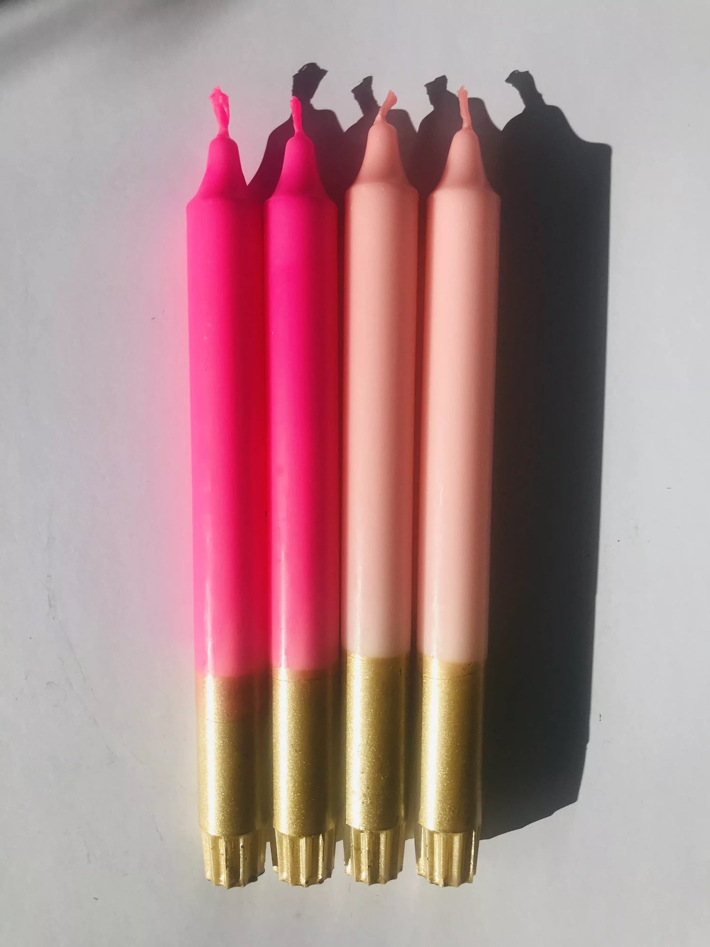 1 large dip dye candle stick