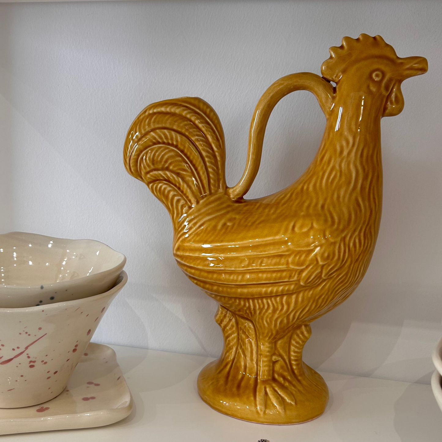 Ceramic Rooster shaped water Jar