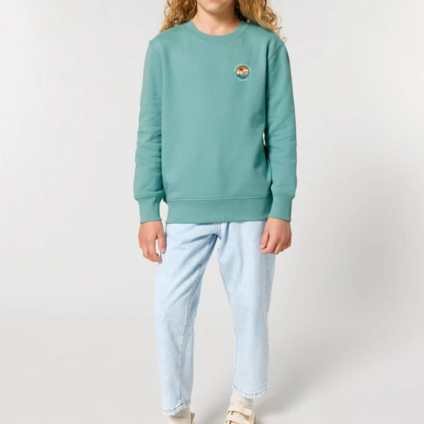 Organic Cotton Sweatshirt Kid - Logo