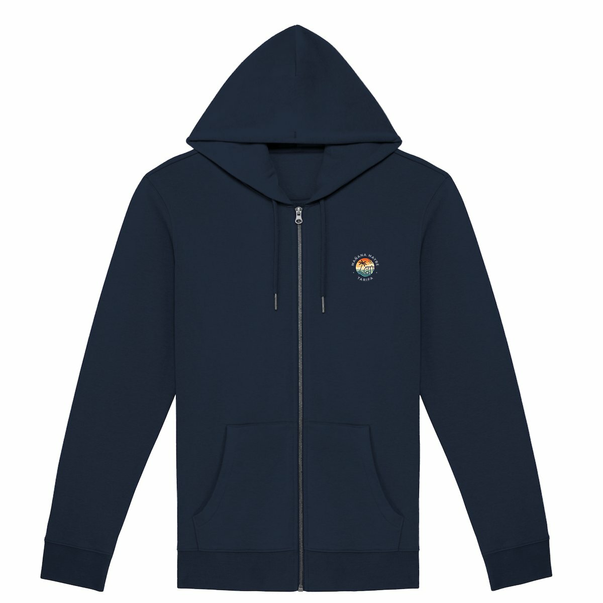 Unisex Zip Hoodie - Premium Plus Logo