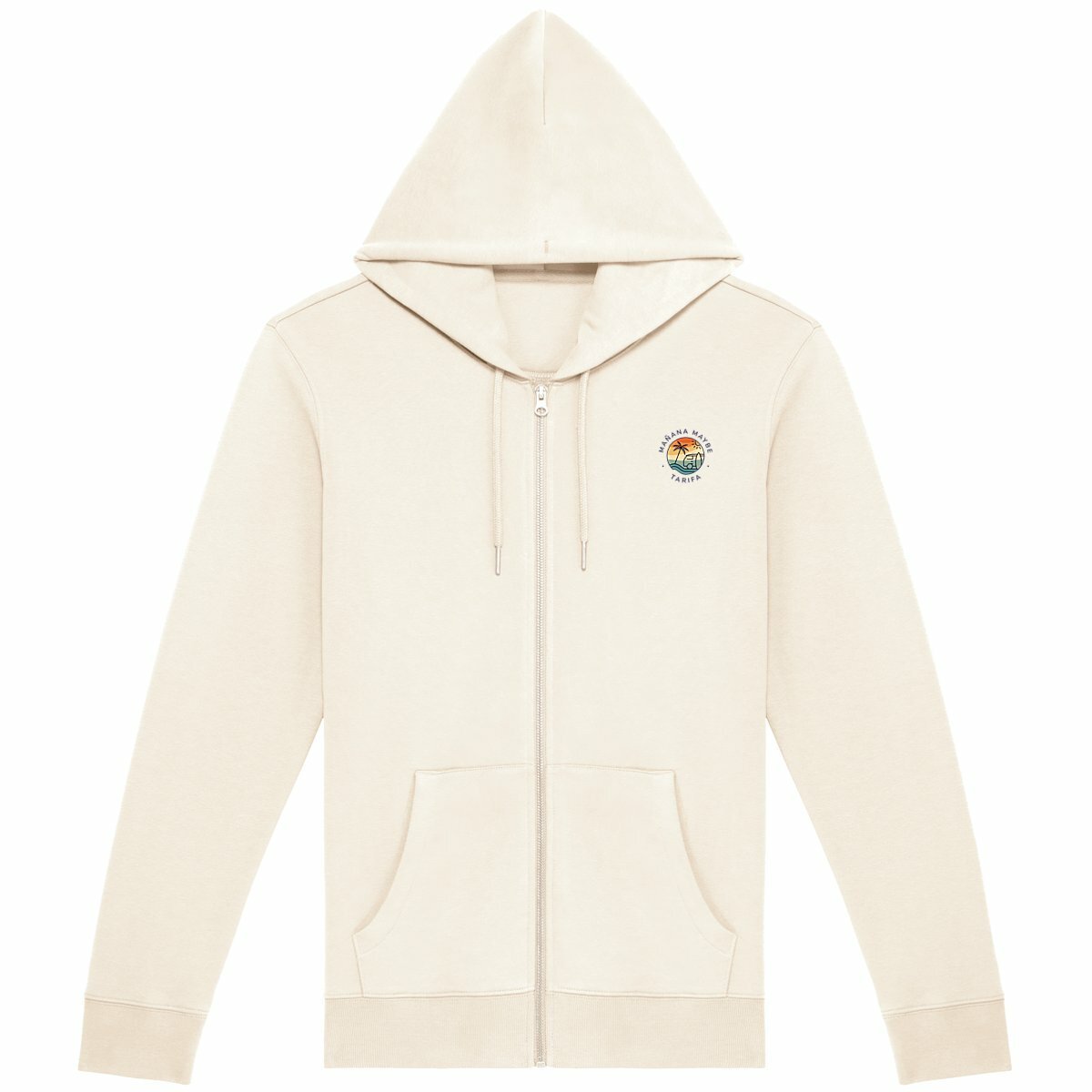 Unisex Zip Hoodie - Premium Plus Logo