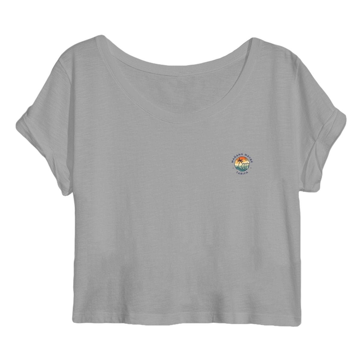 Crop Top Premium organic t-shirt - Logo