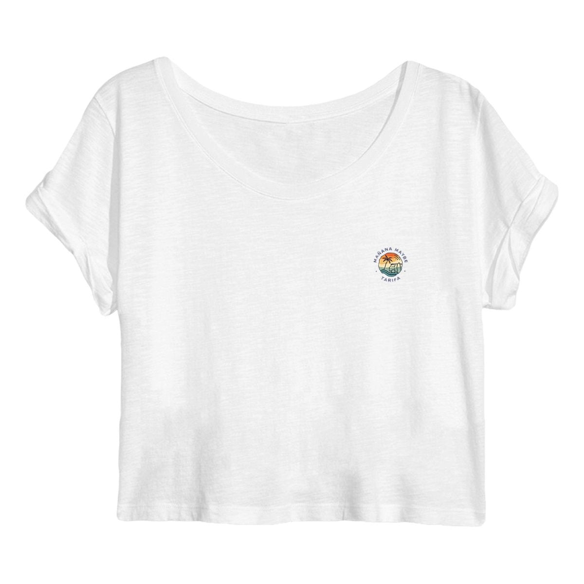 Crop Top Premium organic t-shirt - Logo