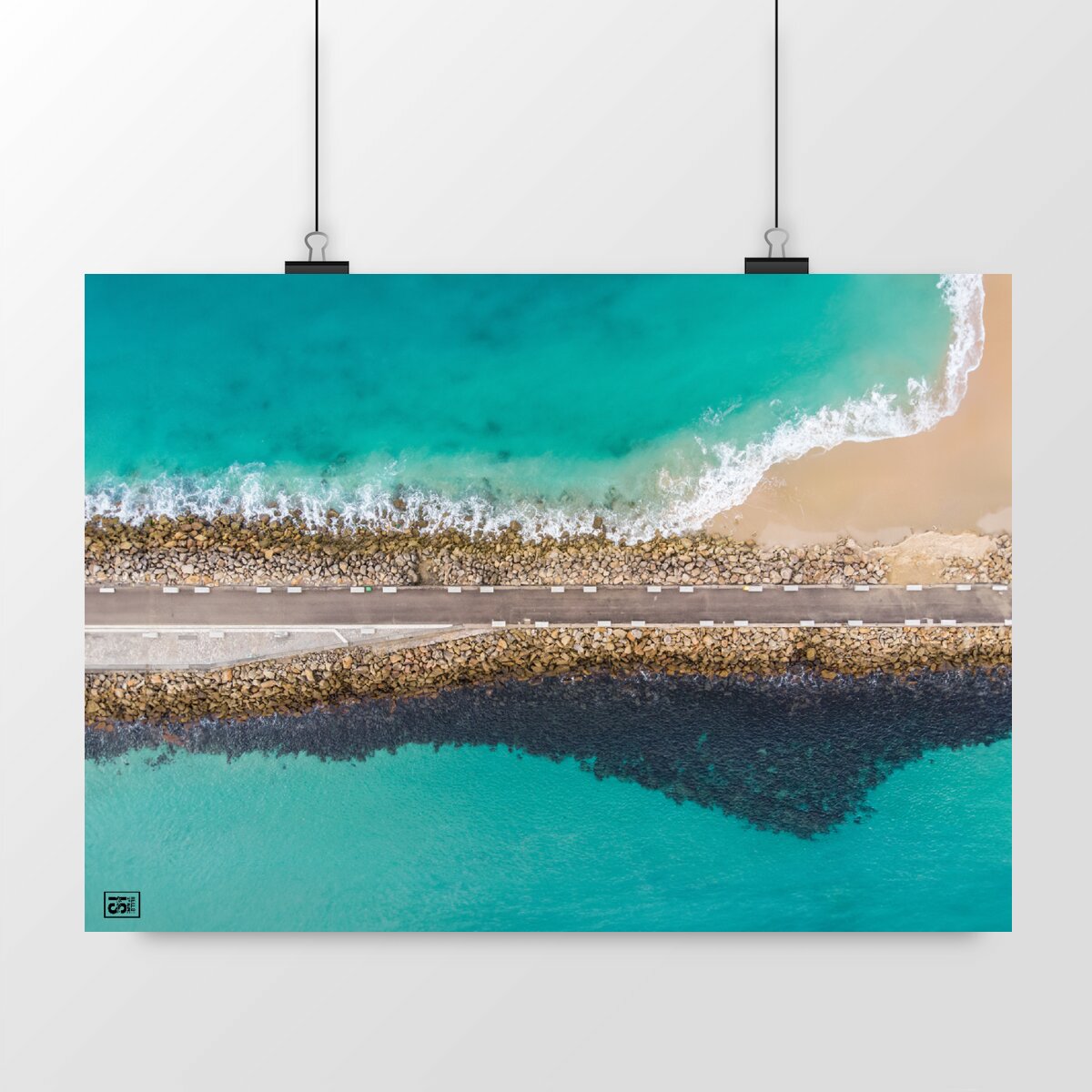 Where Atlantic Ocean Meets the Mediterranean Sea Poster