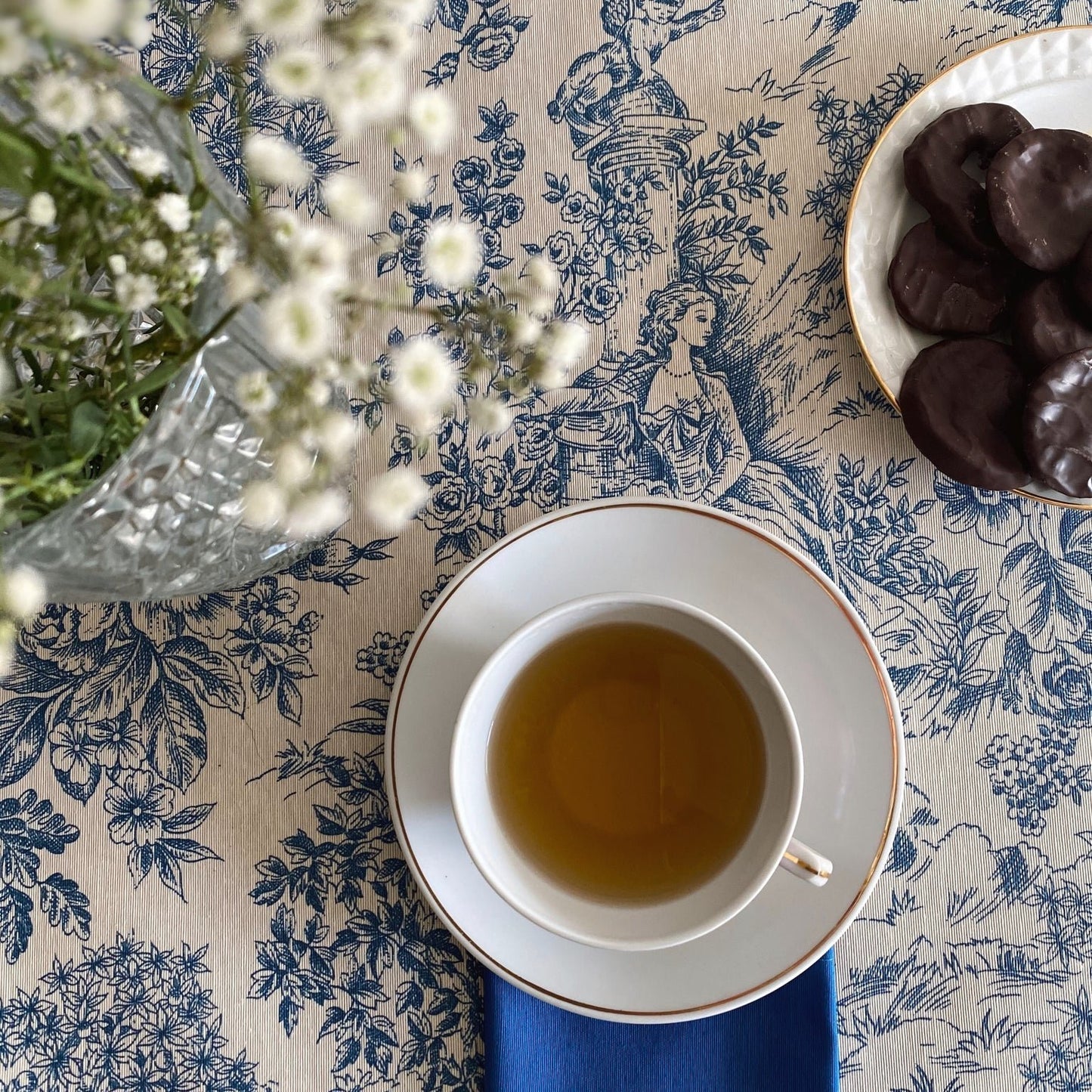 Handcrafted Stain-resistant Tablecloth