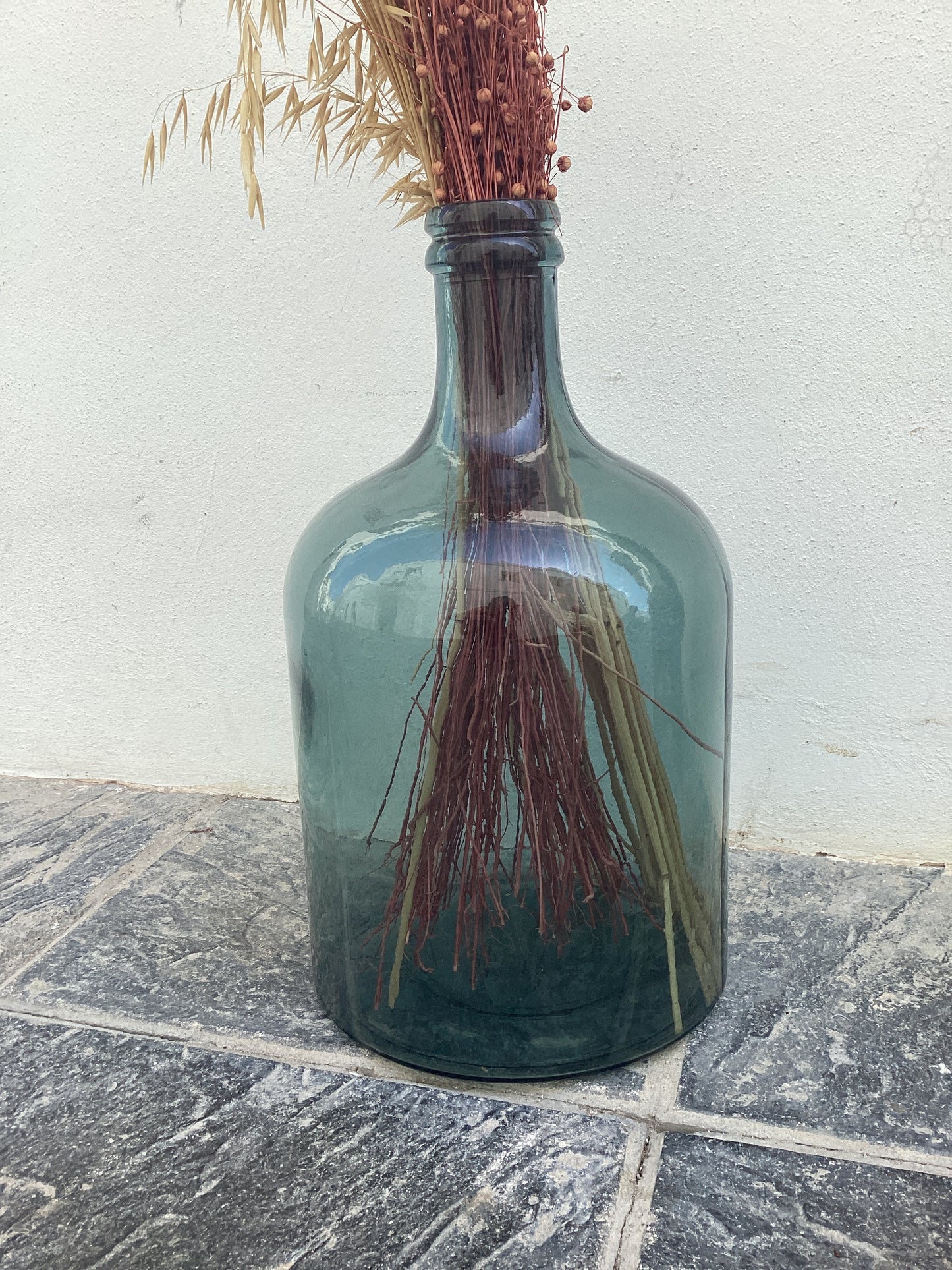 Retro Style Glass Bottle Vase