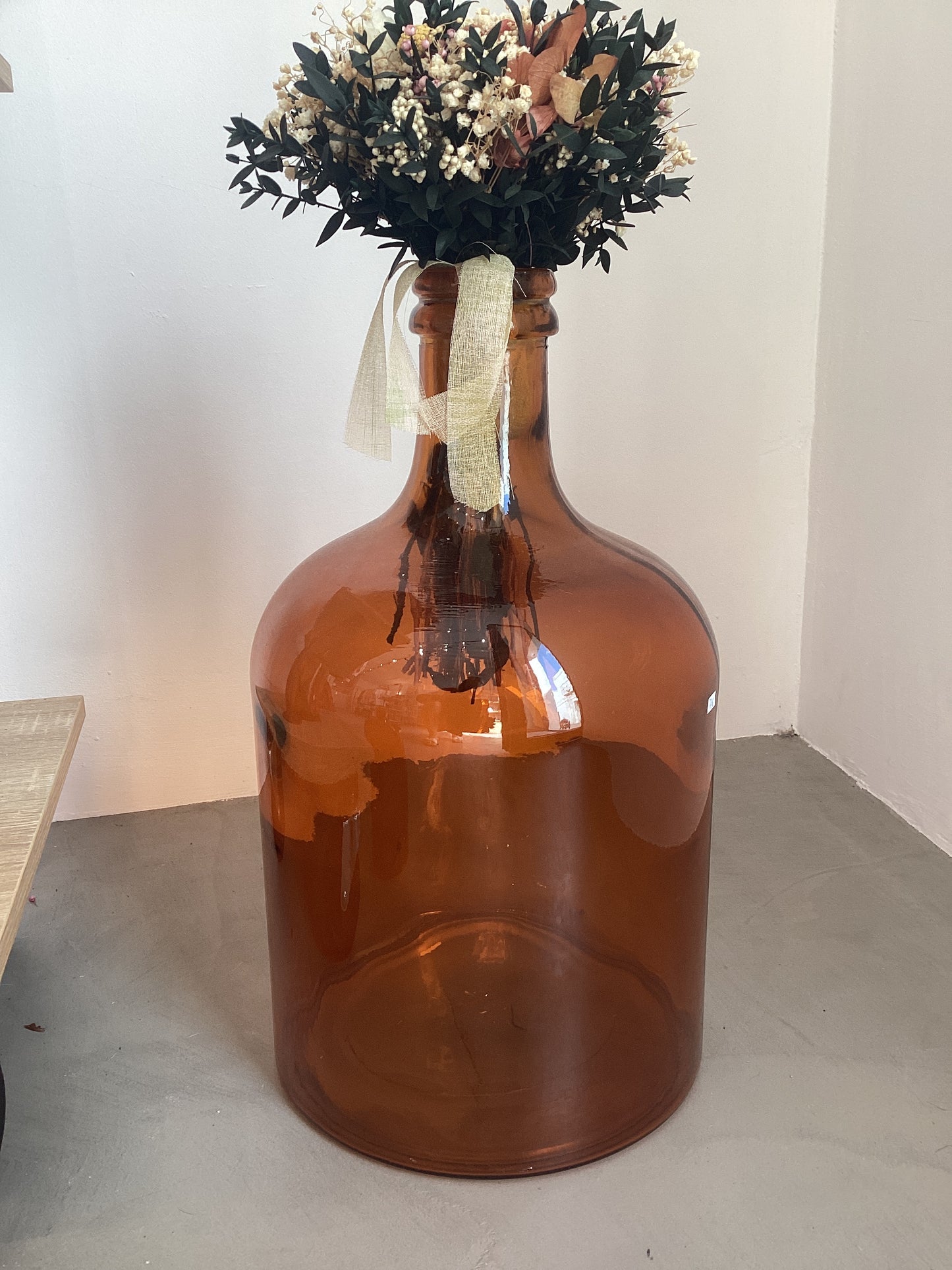 Retro Style Glass Bottle Vase