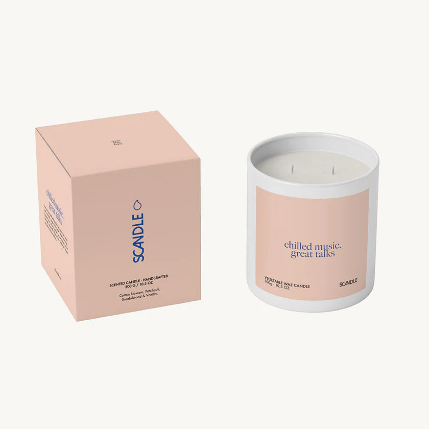 Scented candle with Spotify playlist | 300g