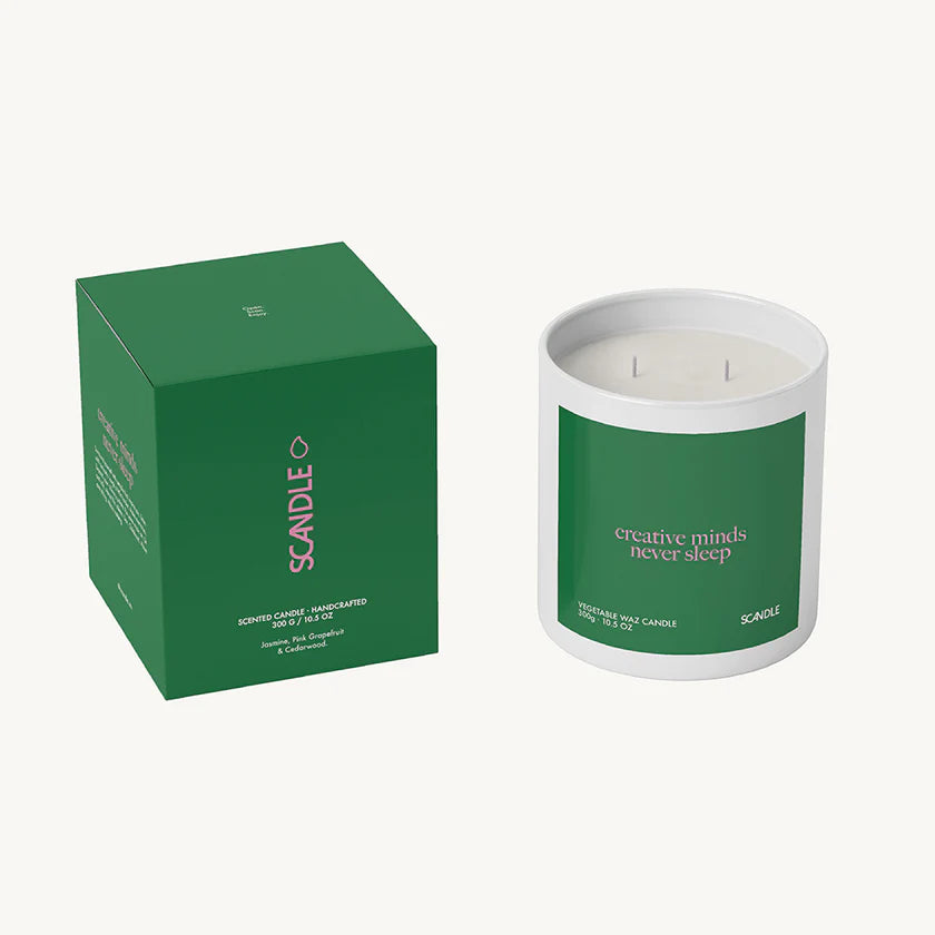 Scented candle with Spotify playlist | 300g